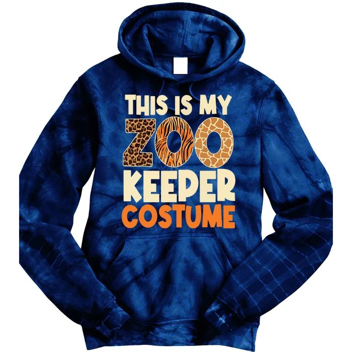 Zookeeper Costume Zoogoer Zoo Garden Animal Lover Keeper Tie Dye Hoodie