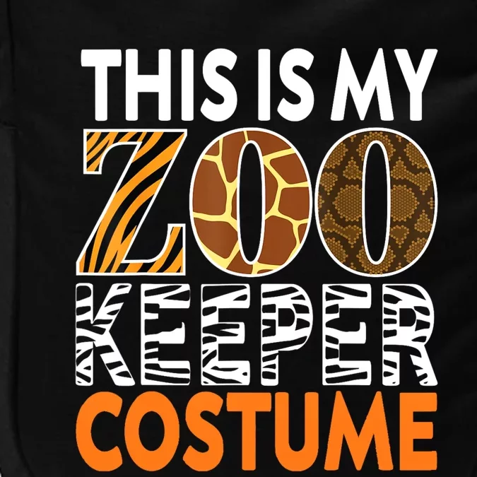 Zookeeper Costume Zoogoer Zoo Garden Animal Lover Keeper Impact Tech Backpack