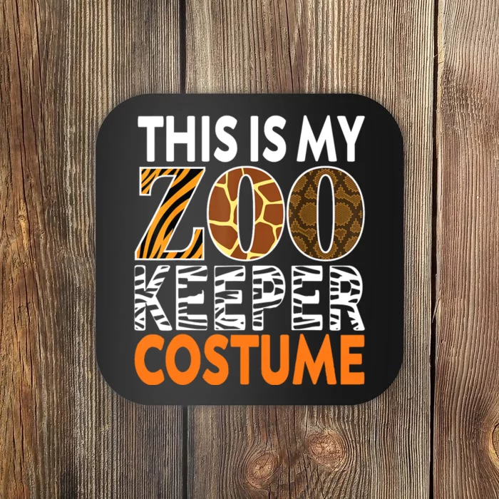 Zookeeper Costume Zoogoer Zoo Garden Animal Lover Keeper Coaster