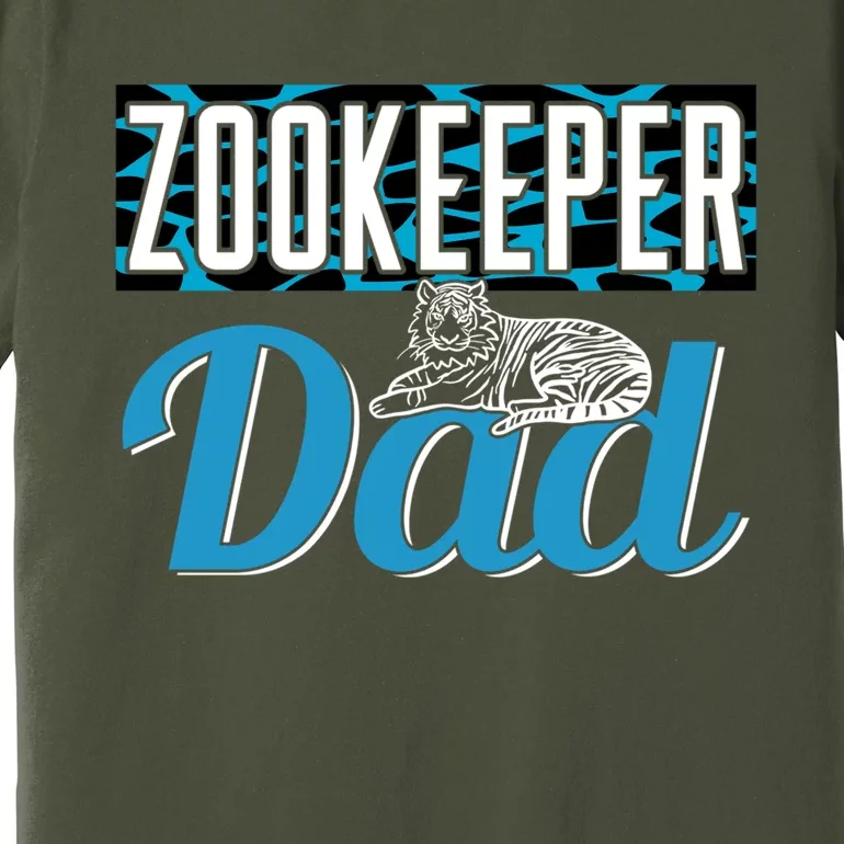 Zookeeper Dad Job Zookeepping Gift Premium T-Shirt