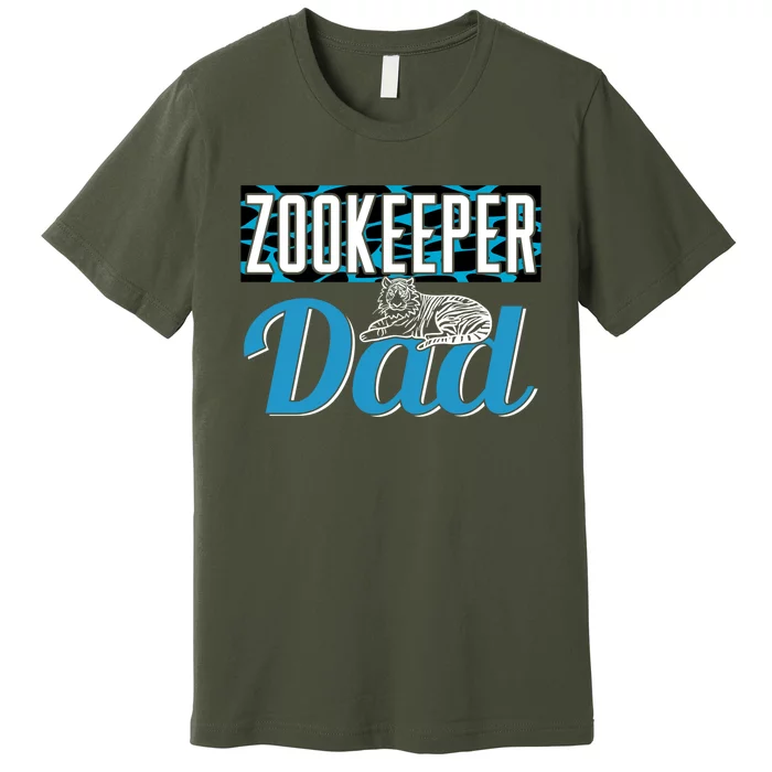 Zookeeper Dad Job Zookeepping Gift Premium T-Shirt