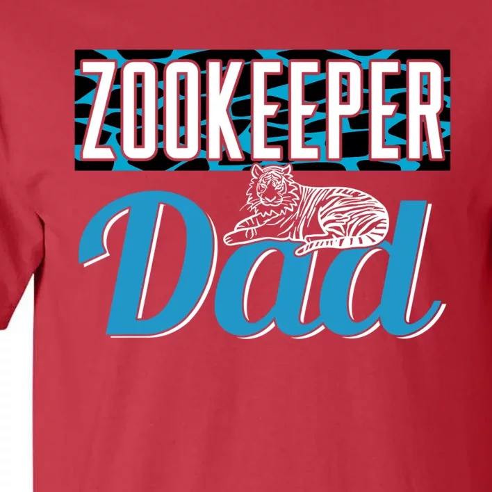 Zookeeper Dad Job Zookeepping Gift Tall T-Shirt