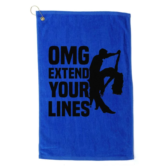 Zouk Dancer Omg Extend Your Lines Zouk Dancing Platinum Collection Golf Towel