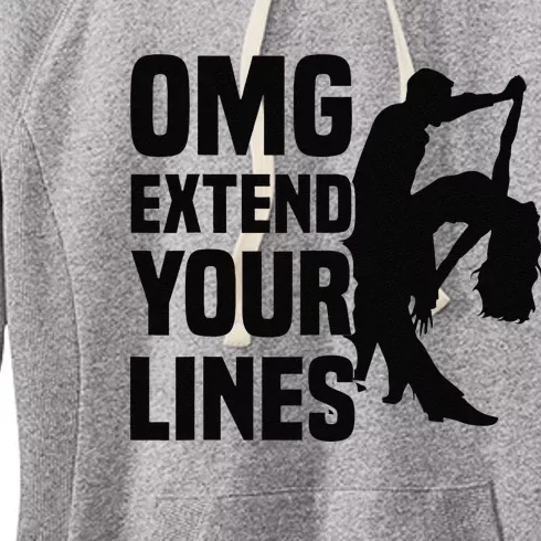 Zouk Dancer Omg Extend Your Lines Zouk Dancing Women's Fleece Hoodie