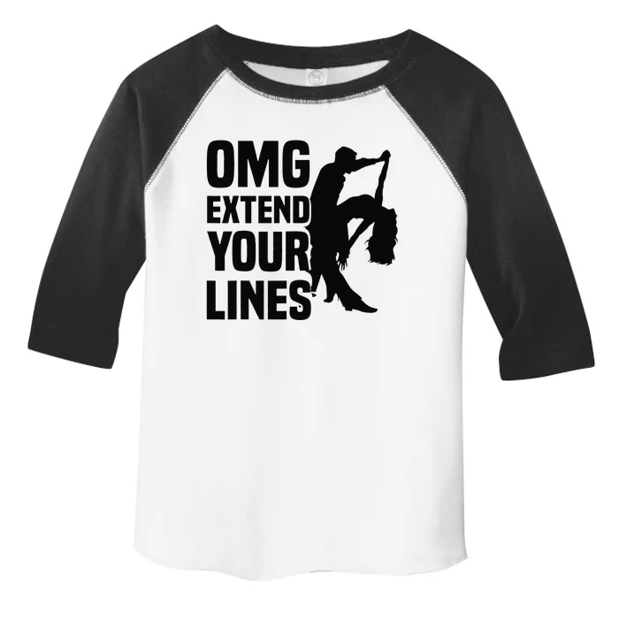 Zouk Dancer Omg Extend Your Lines Zouk Dancing Toddler Fine Jersey T-Shirt