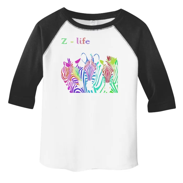 Zebra Life Z Three Zebras Toddler Fine Jersey T-Shirt