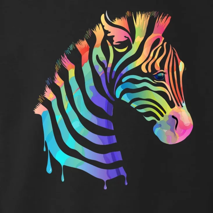 Zebra Neon Toddler Hoodie