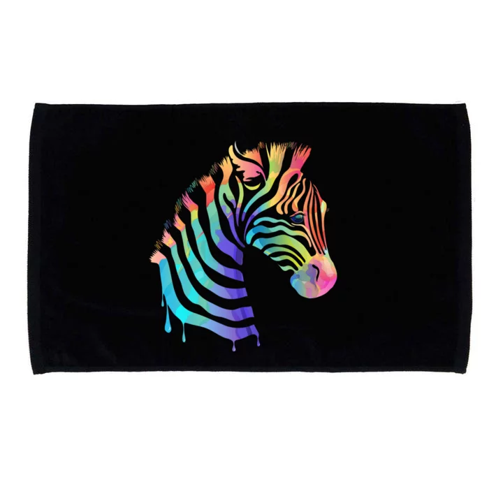 Zebra Neon Microfiber Hand Towel