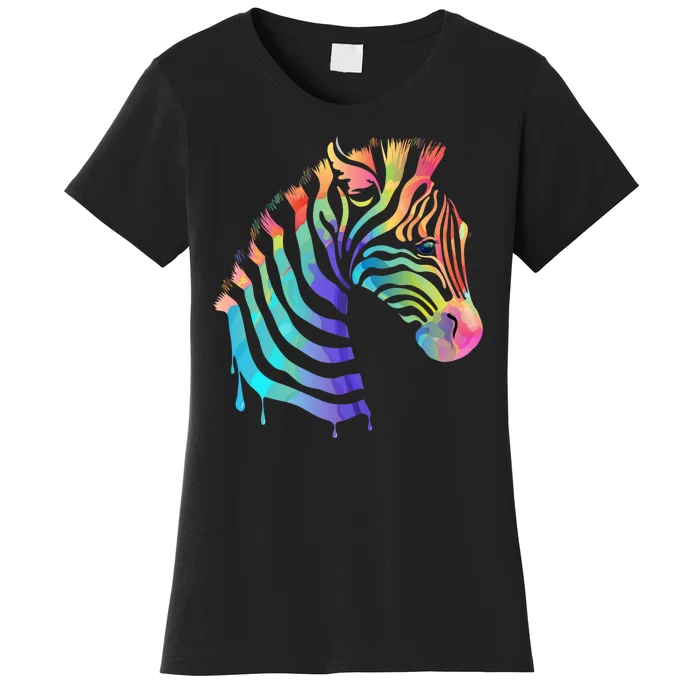 Zebra Neon Women's T-Shirt