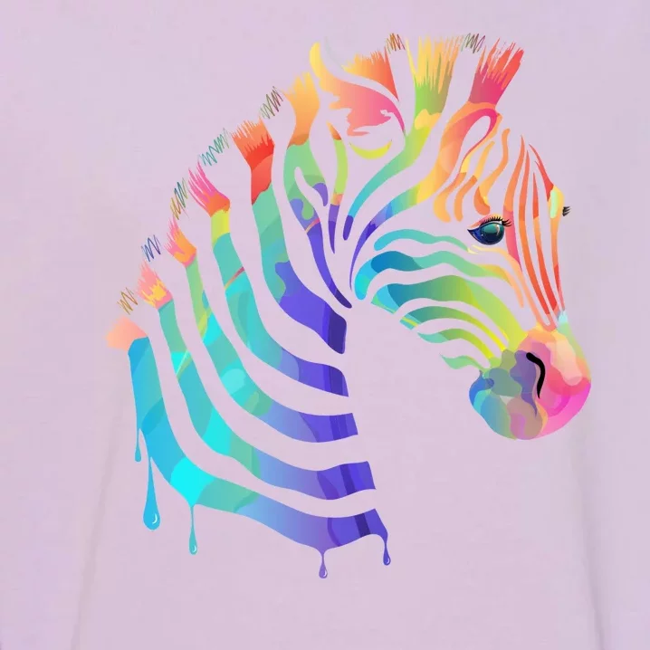 Zebra Neon Garment-Dyed Sweatshirt