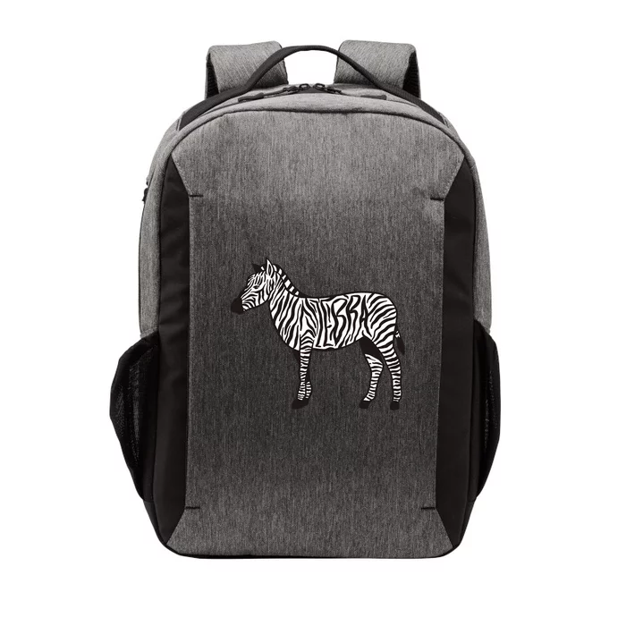 Zebra Stripes Animal Vector Backpack