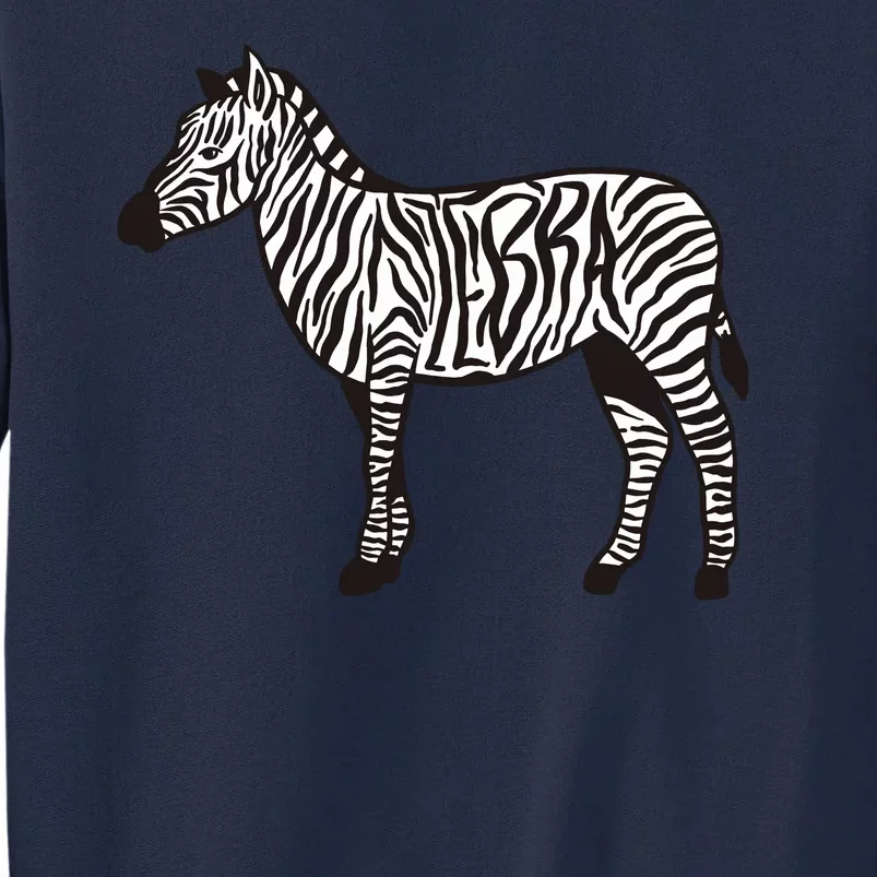 Zebra Stripes Animal Tall Sweatshirt