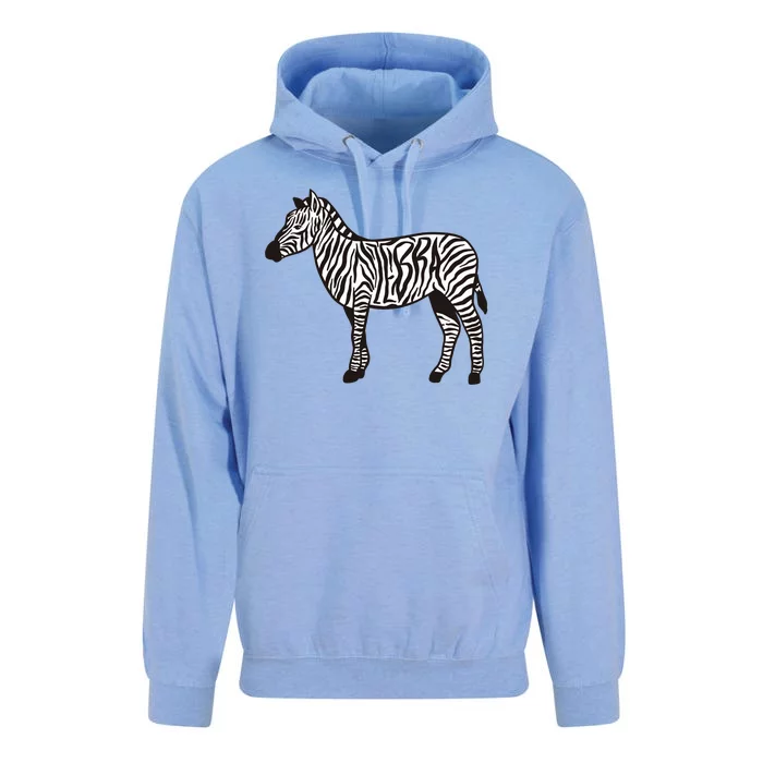 Zebra Stripes Animal Unisex Surf Hoodie