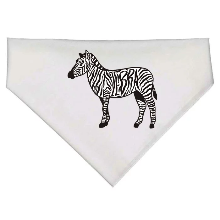 Zebra Stripes Animal USA-Made Doggie Bandana