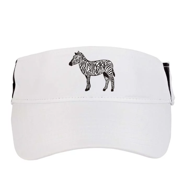 Zebra Stripes Animal Adult Drive Performance Visor