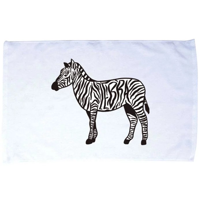 Zebra Stripes Animal Microfiber Hand Towel