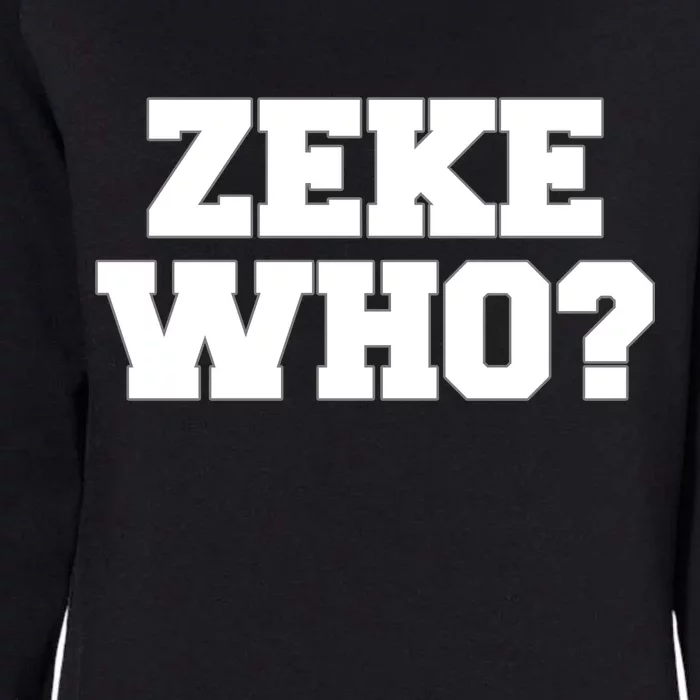 Zeke Who? Womens California Wash Sweatshirt