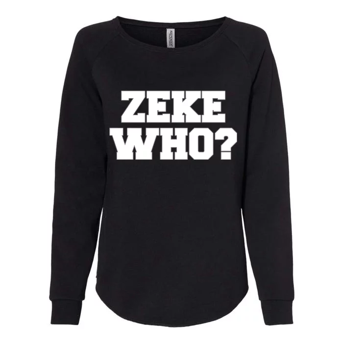 Zeke Who? Womens California Wash Sweatshirt