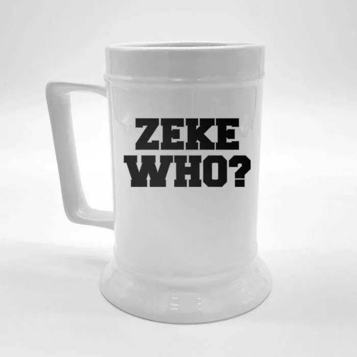 Zeke Who? Front & Back Beer Stein