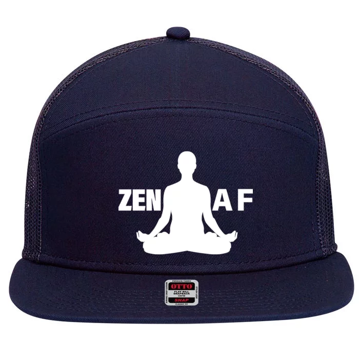 Zen AF 7 Panel Mesh Trucker Snapback Hat