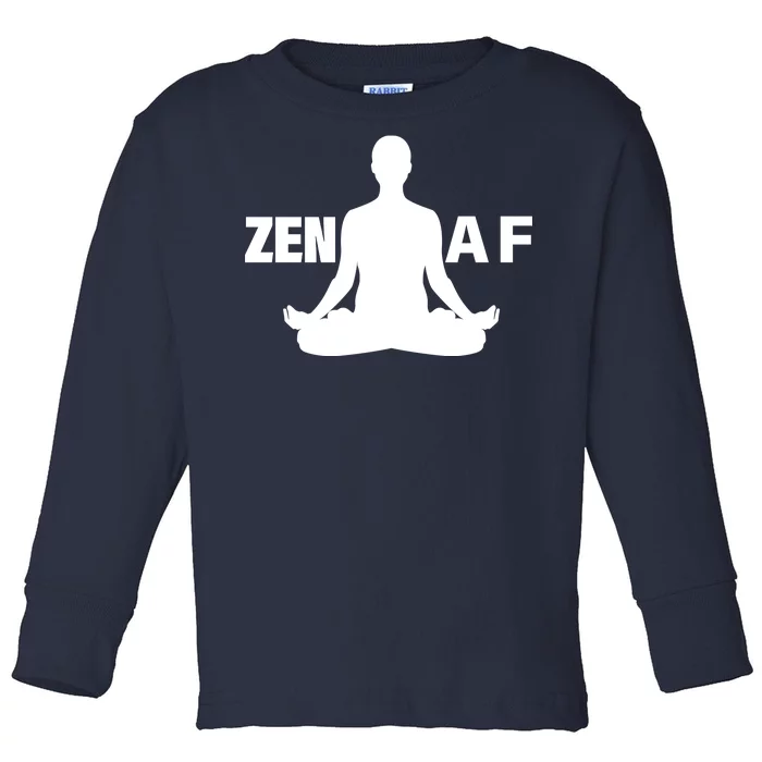 Zen AF Toddler Long Sleeve Shirt