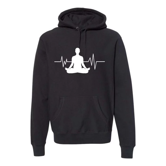 Zen Heartbeat Pulse Premium Hoodie