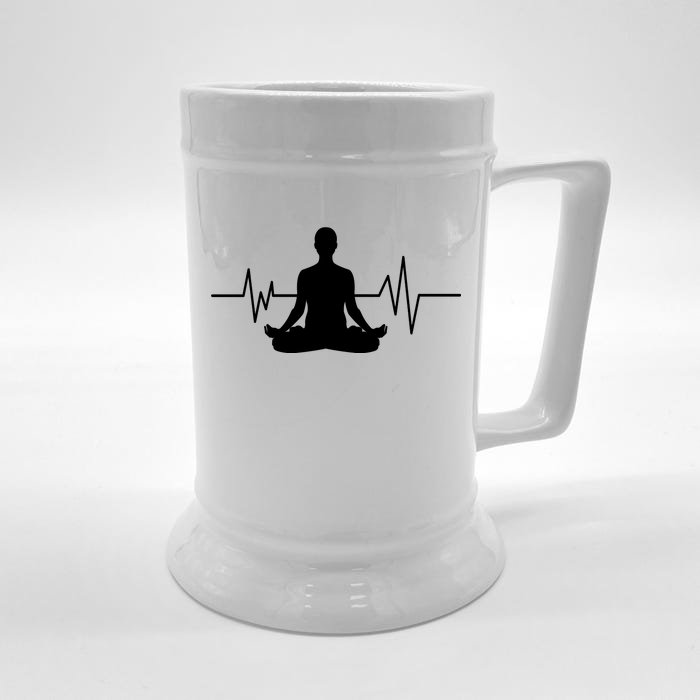 Zen Heartbeat Pulse Front & Back Beer Stein