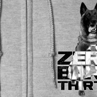 Zero Bark Thirty Conan the Hero Dog Full Zip Hoodie