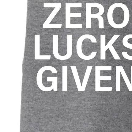 Zero Lucks Given Doggie 3-End Fleece Hoodie