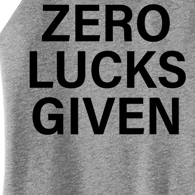 Zero Lucks Given Women’s Perfect Tri Rocker Tank