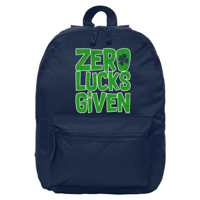 Zero Lucks Given St. Patrick's Day 16 in Basic Backpack