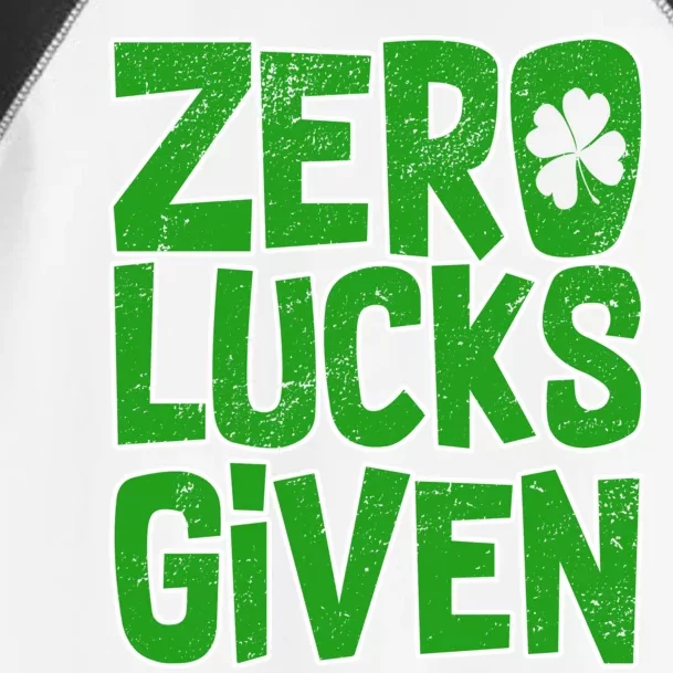 Zero Lucks Given St. Patrick's Day Toddler Fine Jersey T-Shirt