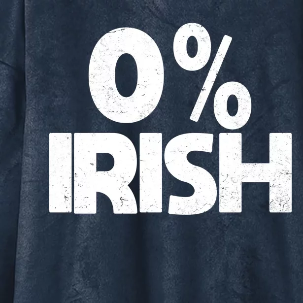 Zero Percent Irish Hooded Wearable Blanket