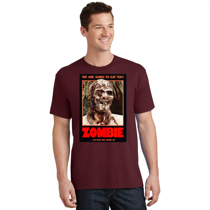 Zombie Funny B Horror Movie Poster T-Shirt