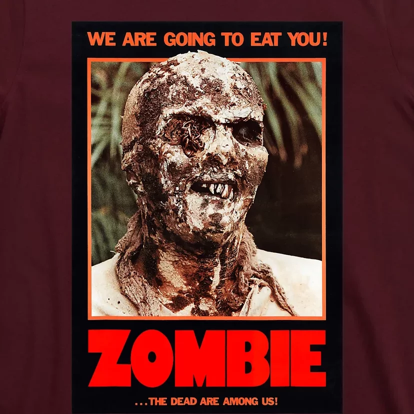 Zombie Funny B Horror Movie Poster T-Shirt