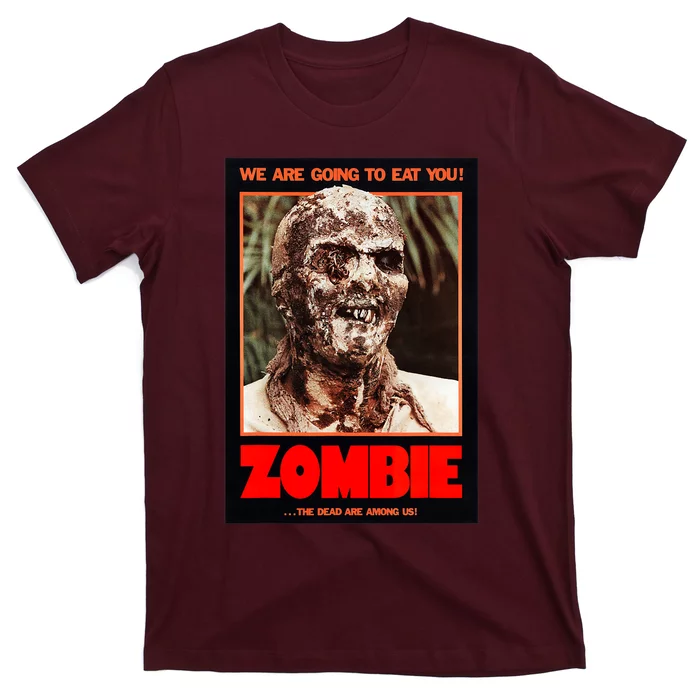 Zombie Funny B Horror Movie Poster T-Shirt