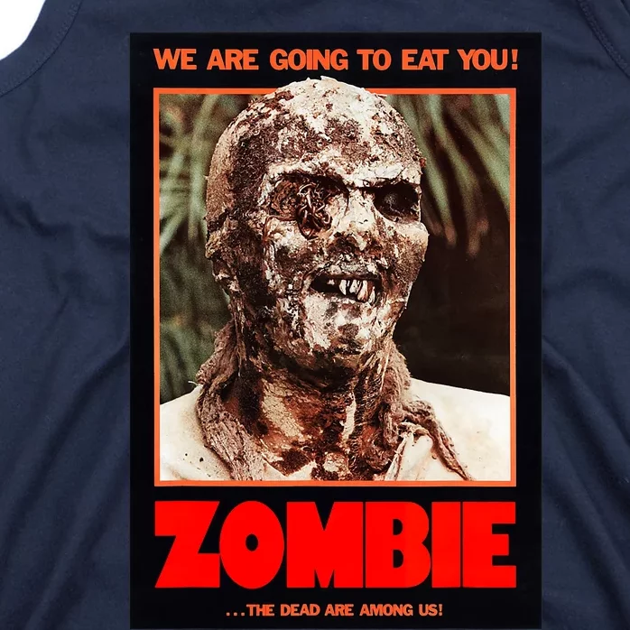 Zombie Funny B Horror Movie Poster Tank Top