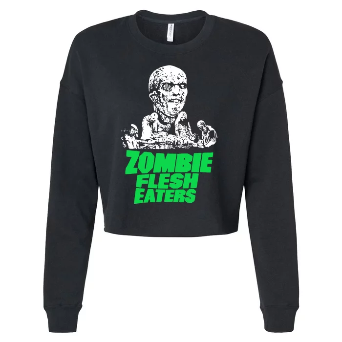 Zombie Flesh Eaters 2024 Cropped Pullover Crew