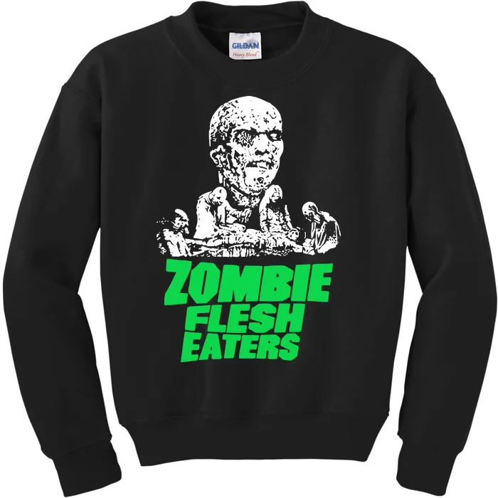 Zombie Flesh Eaters 2024 Kids Sweatshirt