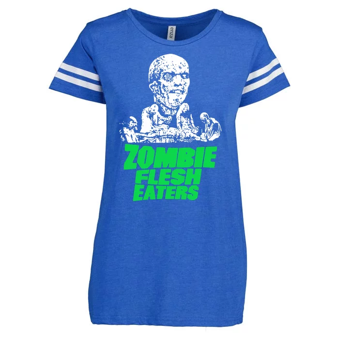 Zombie Flesh Eaters 2024 Enza Ladies Jersey Football T-Shirt