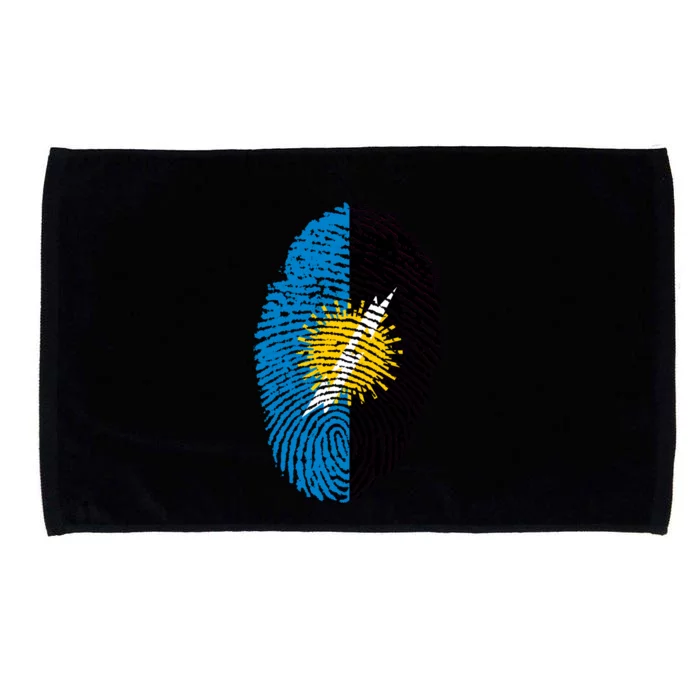 Zulia Flag Fingerprint Venezuela Gift Microfiber Hand Towel