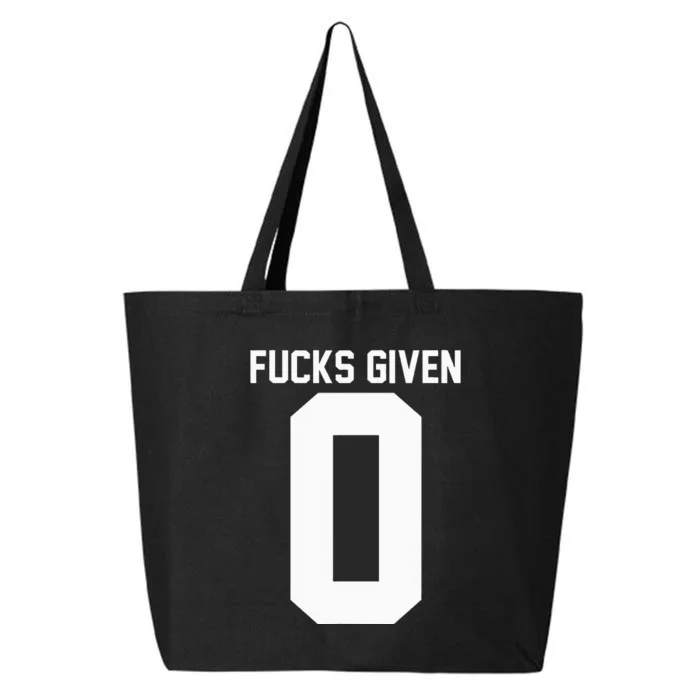 Zero Fucks Given 25L Jumbo Tote