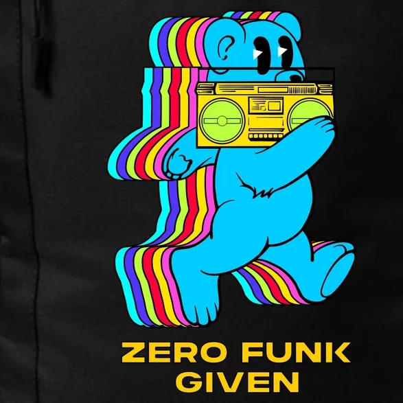 Zero Funk Given Retro Bear Boombox Daily Commute Backpack