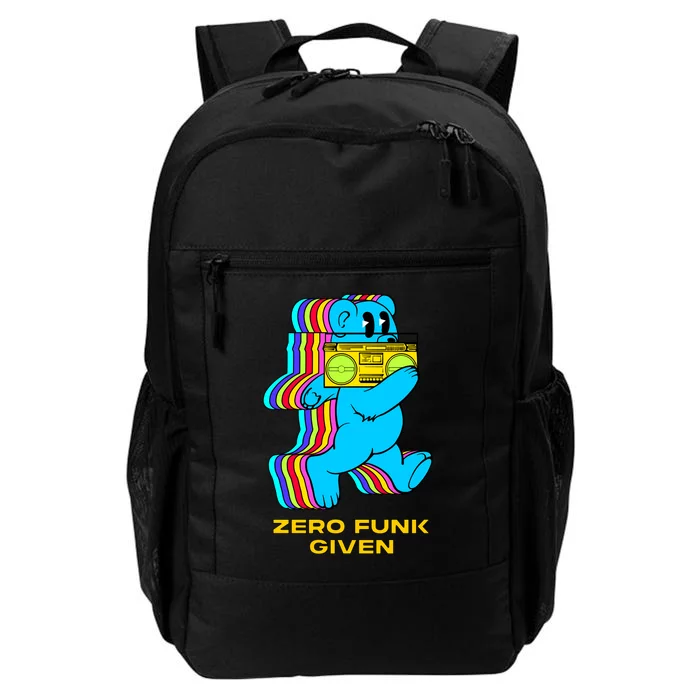 Zero Funk Given Retro Bear Boombox Daily Commute Backpack