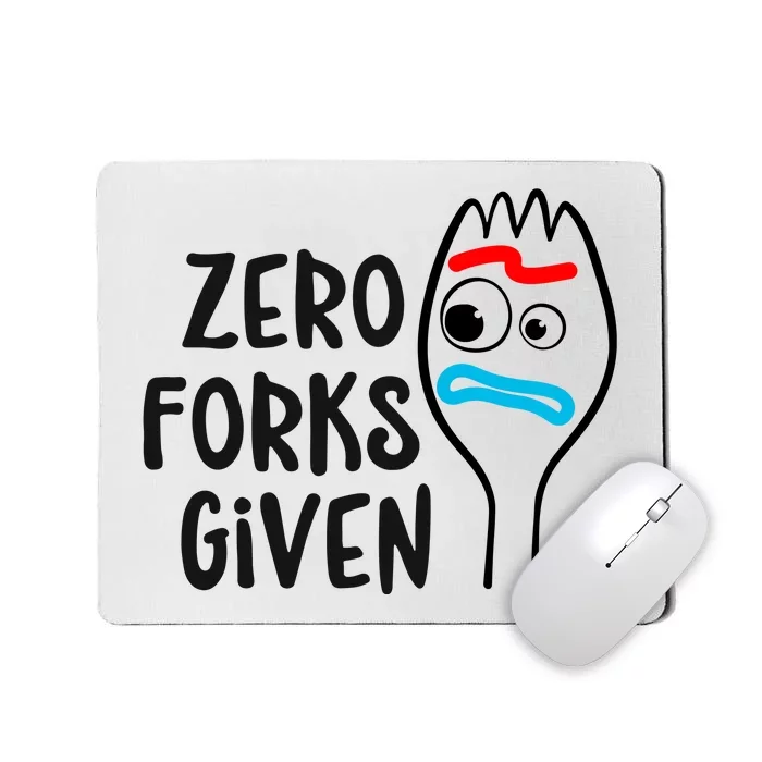 Zero Forks Given Mousepad