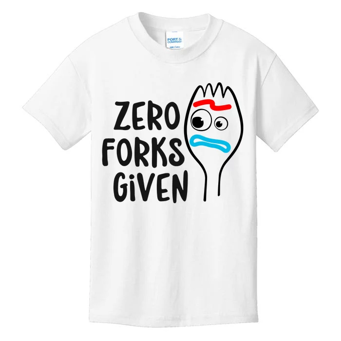 Zero Forks Given Kids T-Shirt