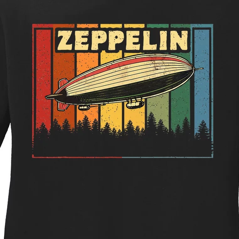 Zeppelin First Name Airship Ladies Long Sleeve Shirt