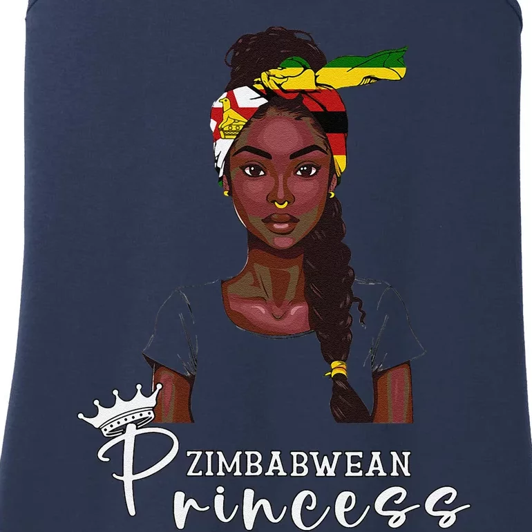 Zimbabwean Flag Princess Souvenirs Products Woman Zimbabwe Ladies Essential Tank