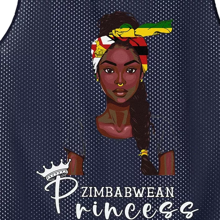 Zimbabwean Flag Princess Souvenirs Products Woman Zimbabwe Mesh Reversible Basketball Jersey Tank