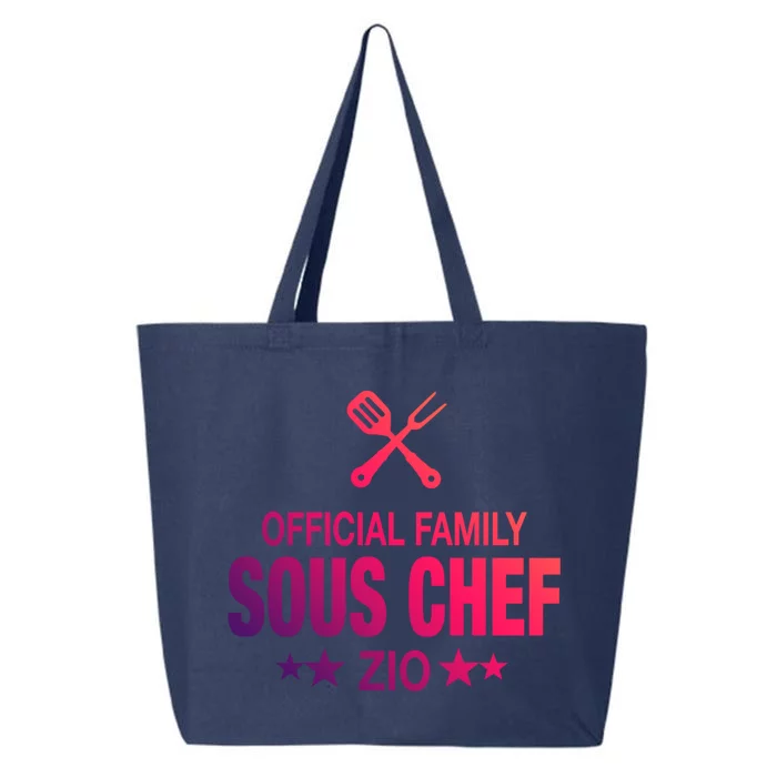 Zio Family Sous Chef Funny Cooking Zio Cute Gift 25L Jumbo Tote